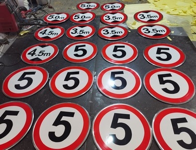 运城运城限速交通标牌厂家