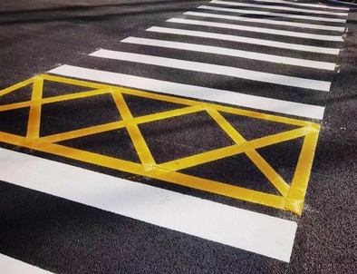 运城运城园区交通标线施工